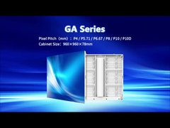 GA P10 DIP Наружный фиксированный светодиодный экран 1000 нит Яркость 960*960 мм