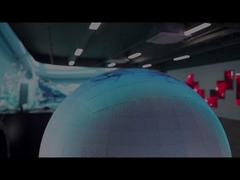 Светодиодный сферический экран серии P2.0 мм, дисплей с обзором на 360 градусов, размеры на заказ