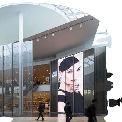 GCL Indoor Curtain Transparent LED Wall для рекламы на станции метро