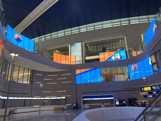Прозрачный светодиодный дисплей P7.8 для помещений