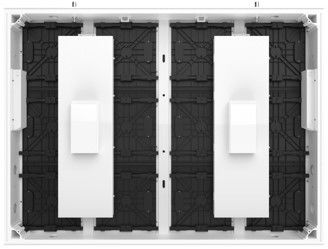 Кривая SMD Рекламный светодиодный дисплей Экран защиты IP65 Уровень защиты 10 мм Пиксельная высота