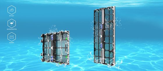 Gmesh-R 500*500mm P3.9 наружная прозрачная светодиодная дисплейная завеса с светодиодным видеомашем