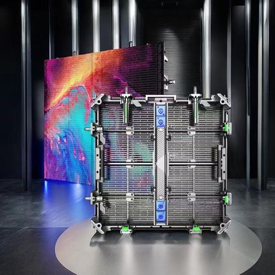 Gmesh-R 500*500mm P3.9 наружная прозрачная светодиодная дисплейная завеса с светодиодным видеомашем