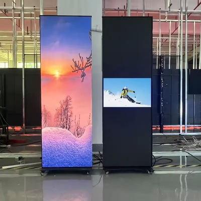 GOB P2.5 Внутренний полноцветный светодиодный дисплей портативный цифровой видеорекламный плакат с эпистарским светодиодным чипом