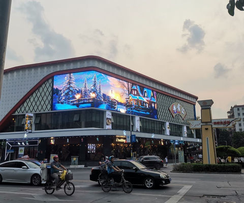 Высококачественные наружные большие светодиодные экраны с Nationstar Led и Nova контрольными картами P3.91mm P4.8mm Коммерческие здания Billboard