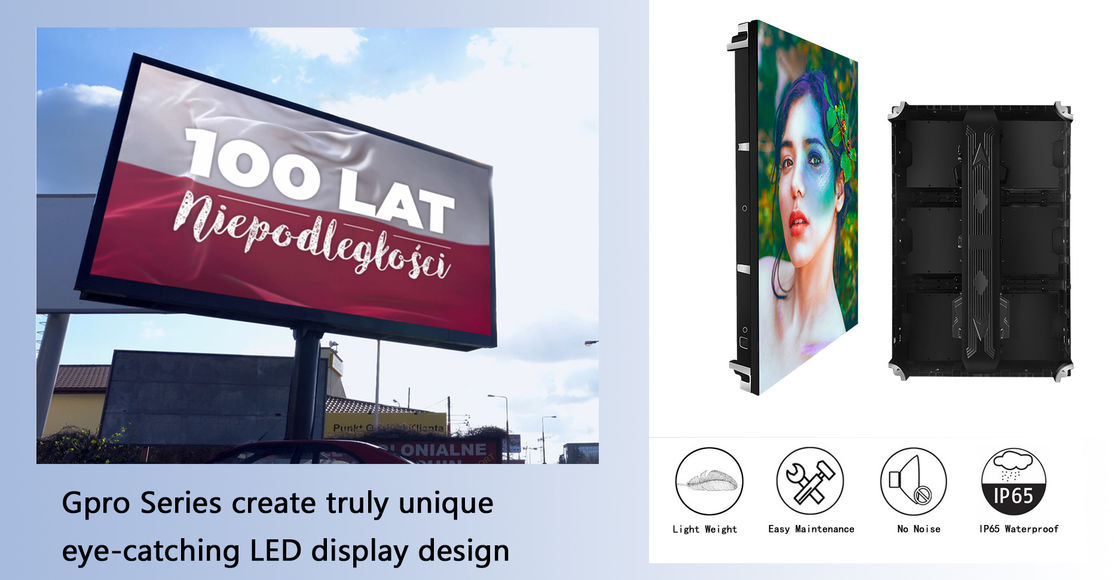Grock P6/P8/P10 наружный светодиодный дисплей Billboard высокое разрешение водонепроницаемость и уровень защиты IP65