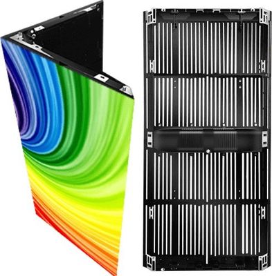 Хорошая цена Размер панели 500 * 1000 мм Полный цвет IP65 наружной прозрачный светодиодный дисплей для творческих установок онлайн