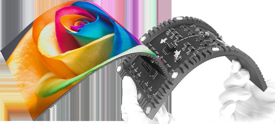 Хорошая цена Indoor P1.8mm Flexible LED Screen Display Module, With Flexible Design, Can Be Assembled Into Circular Square Column Display Screens онлайн
