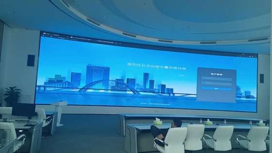 Хорошая цена Ghalo 1000 * 250mm lightweight wall mounted quick installation indoor P1.953mm LED display screen онлайн