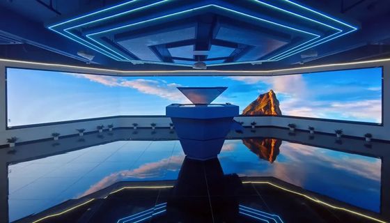 Хорошая цена Светодиодная видеостена с шагом пикселя 1,25 мм, яркостью 800-1000 нит и полным фронтальным обслуживанием для конференц-залов, лекционных залов и выставочных пространств. онлайн