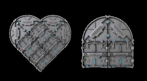 Светодиодный экран для сценического проката с установкой за 3 секунды, степень защиты IP34 и размером панели 500*500 мм для мероприятий в помещении и на открытом воздухе