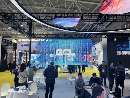 Хорошая цена Открытый прозрачный светодиодный дисплей серии Gmesh-T с яркостью 10 000 нит, защитой IP65 и легким дизайном онлайн