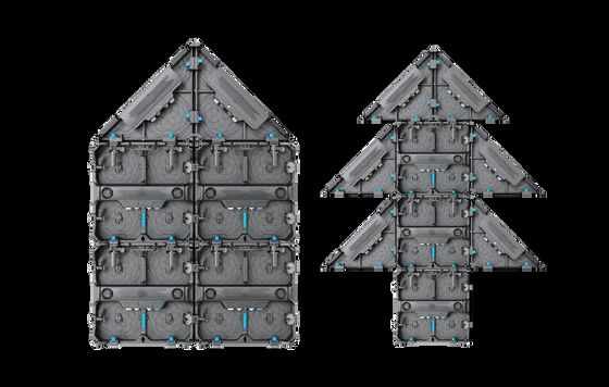 Хорошая цена Арендный светодиодный экран в форме сердца для помещений, в форме рождественской елки, P1.953 мм с частотой обновления 7680 Гц онлайн