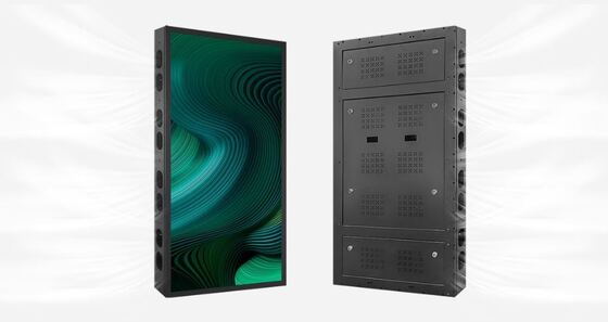 Наружный светодиодный экран-плакат с водонепроницаемостью IP65, яркостью 5500-6500 нит и частотой обновления 3840 Гц для рекламы